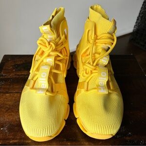Hello MrLin Running Shoes Non Slip Athletic Tennis Walking Sneakers Yellow